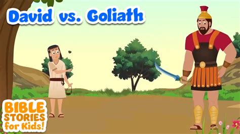 David Vs Goliath Bible Stories For Kids Compilation Youtube