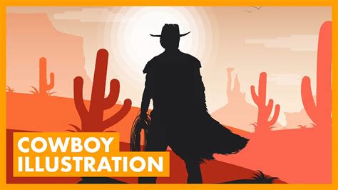 Create A Western Cowboy Illustration In Adobe Illustrator