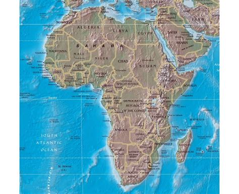 Map Of Cities In Africa Maps Of Africa Large Political Map Of