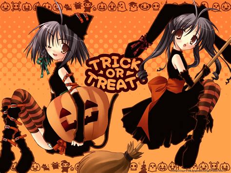 black hair blush bow braids brown eyes elbow gloves gloves halloween hat long hair panties