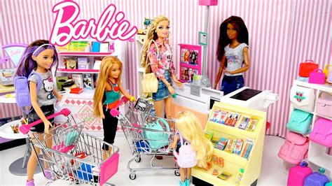Muñecas Barbie Compran Utiles Escolares Miniatura Juguetes De Titi