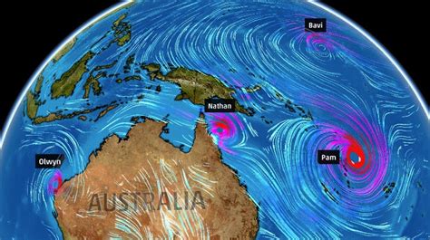 Four Tropical Cyclones At Once How Rare Is It The Weather Channel