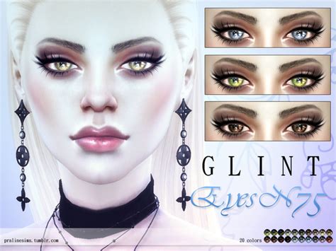 Crystal Eye Pack N09 By Pralinesims Sims 4 Eyes