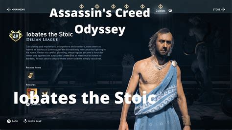 Assassin S Creed Odyssey Iobates The Stoic Delian League Cultist