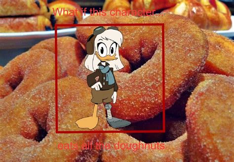 What If Della Duck Eats All The Doughnuts By Darth19 On Deviantart