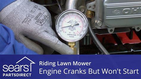 How To Fix A Riding Lawn Mower That Wont Start Engine Cranks But Won