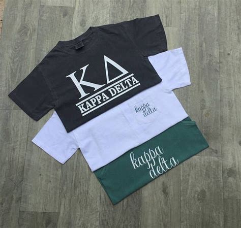 Kappa Delta Shirt Bundle Sorority Shirt Bundle Kappa Kappa