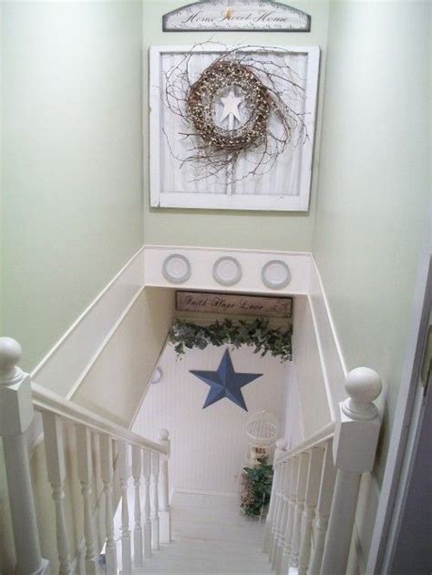 There are a few factors that you have to consider when designing a staircase. Excellent use of stairway space decorating, use chair rail ...