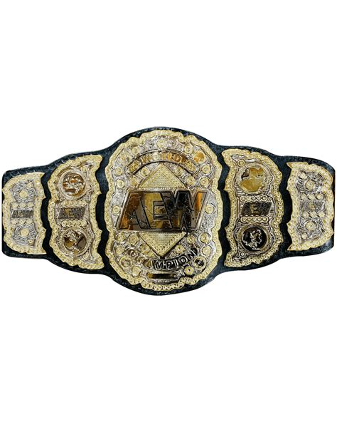 Aew World Championship Belt Wrestling 8mm Zinc Belt