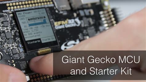 Efm32 Giant Gecko Series 1 Mcu And Starter Kit From Silicon Labs Youtube