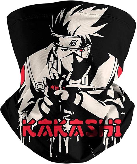 Face Mask Naruto Multifunctional Neck Gaiter Mask For Men Women Cool