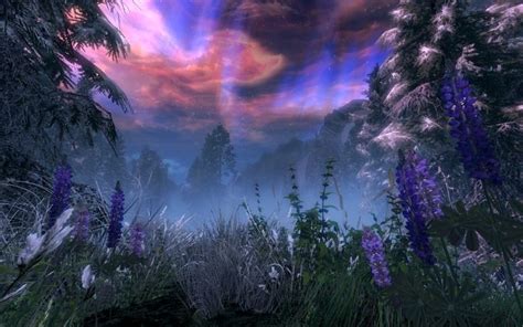 Sovngarde Landscape Background For Photography Elder Scrolls Skyrim