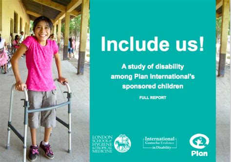 Include Us A Study Of Disability Among Plan Internationals Sponsored