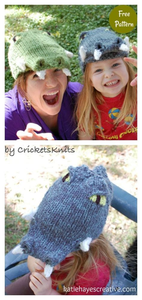 10 Animal Hat Free Knitting Pattern - Page 2 of 2 | Free knitting, Free