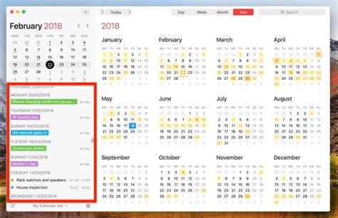 Outlook calendar ties in nicely with both windows and outlook, and helps these systems work. How to View All Events as a List in Your Mac's Calendar ...