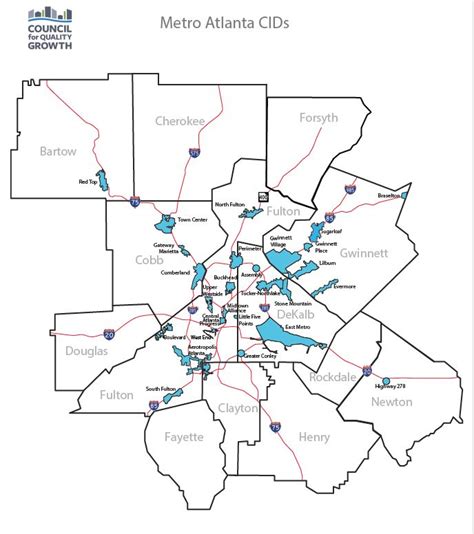 Atlanta City Council District Map Maps Location Catalog