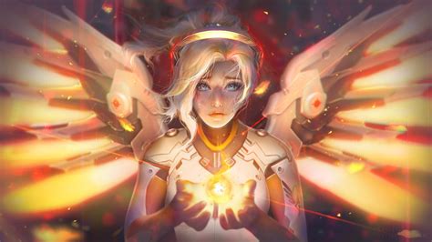 3840x2160 Resolution Winged Female Anime Character Illustration