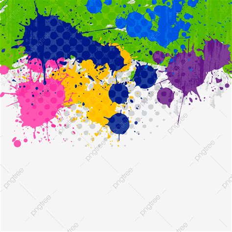 White Watercolor Splash Vector Hd Png Images Rainbow Splash Watercolor