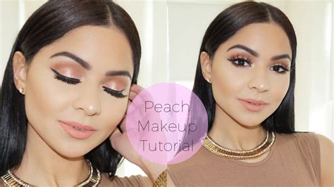 toofaced sweet peach makeup tutorial lets learn makeup peach makeup makeup tutorial