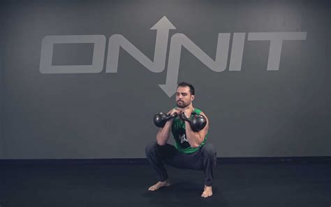 Double Kettlebell Front Squat Exercise Onnit Academy