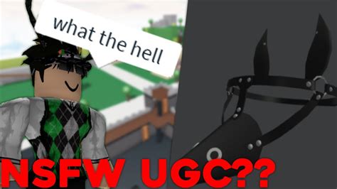 This Ugc Creator Uploaded Nsfw Roblox Drama Youtube