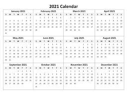 19 templates to download and print. Free Printable 2021 Calendar Excel, Word, Monthly Template ...
