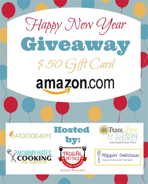 50 Amazon T Card Giveaway Eat Good 4 Life