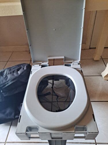 Cleanwaste Portable Toilet W 12 Waste Kits And Backpack Ebay