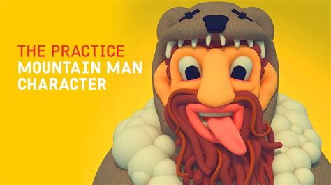 Sculpt A Bearded Mountain Man Character In C D The Practice