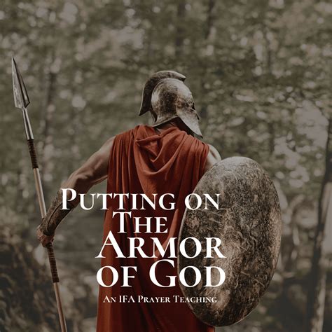 Putting On The Armor Of God A Prayer Teaching Intercessors For America
