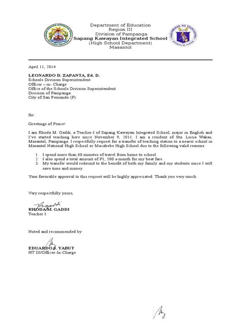 The memorandum of association must be in a prescribed form and must be authenticated by each subscriber. Letter of Transfer