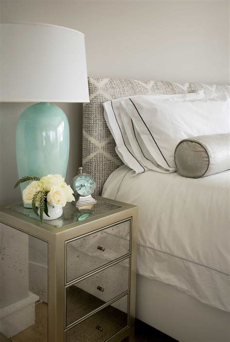 There are 123560 table for bedroom for sale on etsy. Elegant Coastal Bedroom With Mirrored Side Table #50317 ...