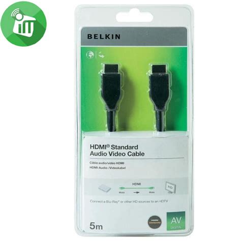 Belkin High Speed Standard Hdmi Cable 4k Ultra Hd 15m 5ft Imedia