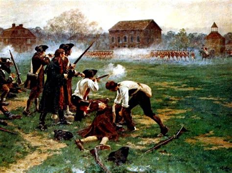 Today In 1775 The American Revolution Begins As Fighting Breaks Out At