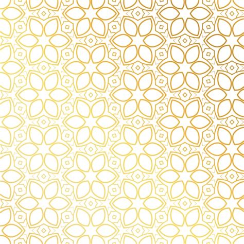 Free Golden Pattern With Floral Shapes Vector Get Free Svg Layers For