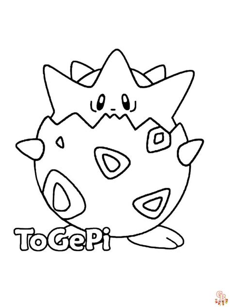 Get Creative With Togepi Coloring Pages