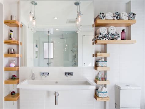 Looking for inspiration to solve a storage issue and enhance your bathroom design? 23+ Bathroom Shelf Designs, Decorating Ideas | Design ...