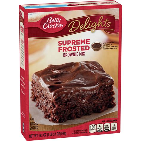 Betty Crocker Delights Supreme Frosted Brownie Mix 191 Oz