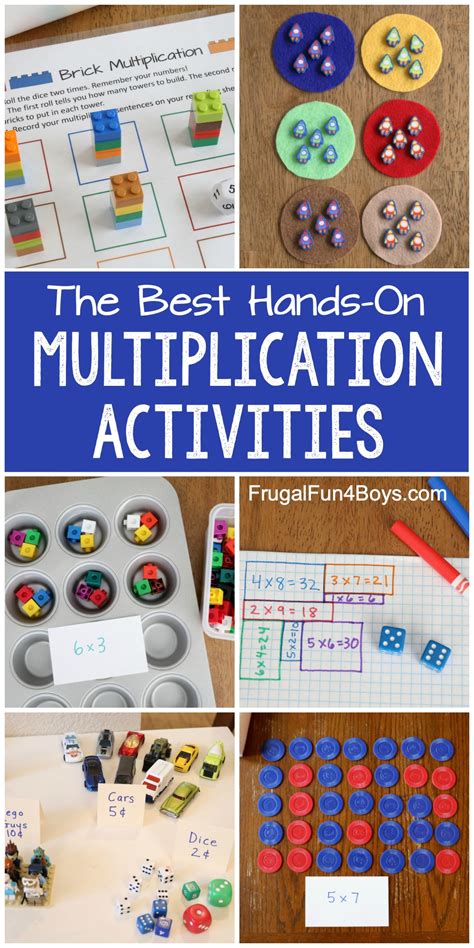 Hands On Multiplication Activities Frugal Fun For Boys And Girls