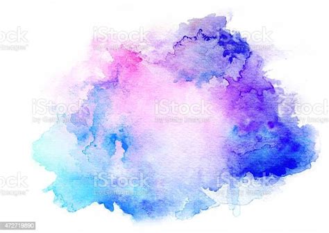 Ink Blue Watercolor Background Stock Photo Download Image Now