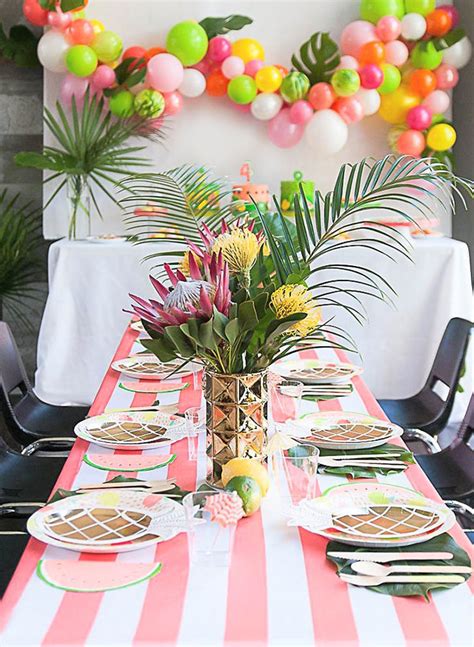 Tropical Tutti Frutti Birthday Party Inspired By This