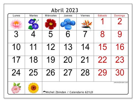 Calendarios Abril De 2023 Para Imprimir Michel Zbinden Mx Mobile