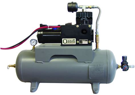Tank Mounted Air Compressor On Oasis Manufacturing