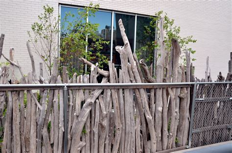 Driftwood Fence Seen From High Line Park Maro Riofrancos Flickr