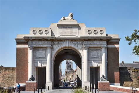 Menin Gate Memorial Ypres Belgium Cwgc Ww1 A