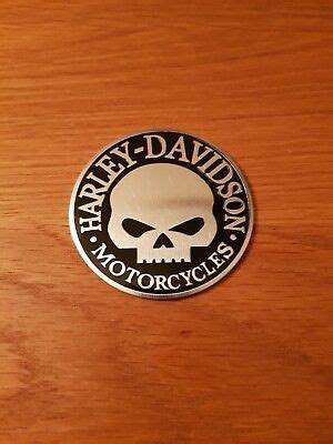 Skull Cvo Gas Tank Emblems Medallions Emblem Harley Davidson New