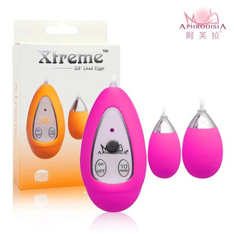 10 Speed Two Eggs Abs Waterproof Quiet Dual Vibrating Eggs Vibrator Sex