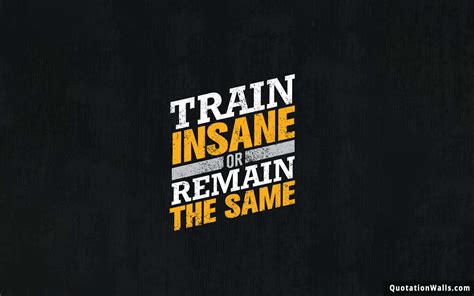 Train Insane Motivational Wallpaper For Mobile Gym Quotes Wallpaper