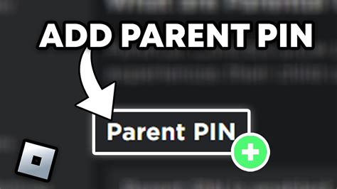 How To Add Parental Pin To Roblox Quick And Easy Youtube