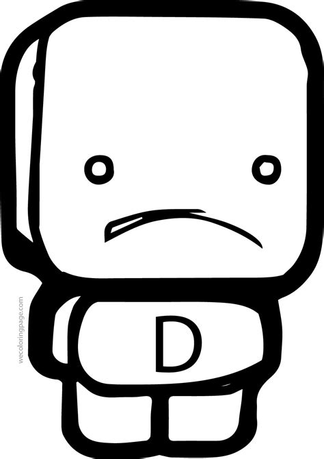 Get all #abcdef color code conversions: Cube Figure D Letter Coloring Page | Wecoloringpage.com